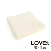 Lovel 嚴選六星級飯店純棉方巾-共五色米黃