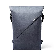 Urbanature | D2 Roll Top 雙面防盜後背包_爵士藍