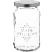 《KitchenCraft》旋蓋玻璃密封罐454ml(LOVE)