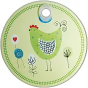 《KitchenCraft》圓型玻璃隔熱墊(公雞)