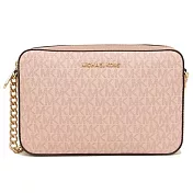 MICHAEL KORS 防刮方形logo斜背包-粉紅（現貨+預購）粉紅
