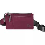 《TRAVELON》六層輕便防潑水腰包(紫網)