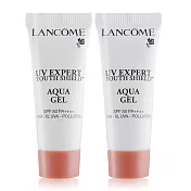 LANCOME 蘭蔻 超輕盈UV水凝露SPF50 PA++++(10ml)X2 新版-公司貨