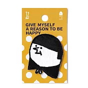 `0416x1024／給自己一個快樂的理由。刺繡裝飾貼