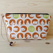 布風手作|特寫北極熊 化妝包