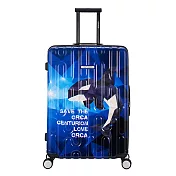 【CENTURION百夫長】拉鍊款U_C74虎鯨行李箱29吋