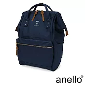 anello RE:MODEL 防潑水經典口金後背包 深藍