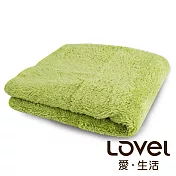 Lovel 7倍強效吸水抗菌超細纖維小浴巾-共9色檸檬綠