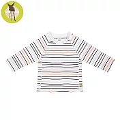 德國Lassig-嬰幼兒抗UV長袖泳裝上衣-線條粉12個月