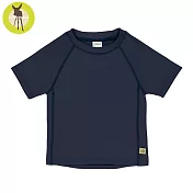 德國Lassig-嬰幼兒抗UV短袖泳裝上衣-深軍藍12個月