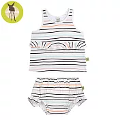 德國Lassig-嬰幼兒抗UV二件式泳裝-線條粉24個月