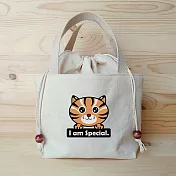我思我作|Leopard cat 石虎 束口提袋/餐袋