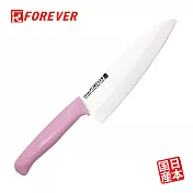 【FOREVER】日本製造鋒愛華高精密標準系列陶瓷刀18CM白刃粉柄