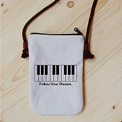 我思我作|熱愛音樂_鋼琴 手機袋