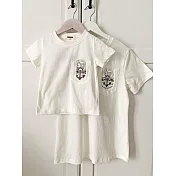 SHIBUDI航海家全棉短袖上衣親子裝(女大人)~MITS米白