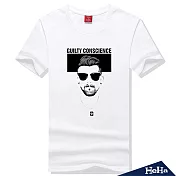 <現貨+預購>鬍渣眼鏡男+復古機車潮流短袖T恤 二款-HeHaM(鬍渣眼鏡)