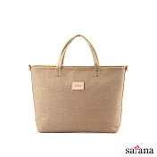 satana - ECO 經典日常手提包 -卡其色