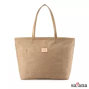 satana - ECO 經典托特包 -卡其色
