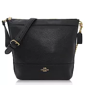 COACH 卵石皮革 / Paxton Duffle / 大款斜背包_黑色黑色