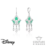 Disney Jewellery 迪士尼阿拉丁茉莉公主鍍14K白金水晶垂墜耳環 Aladdin Princess Jasmine Crystal Drop Earring