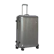 【BRIC S】BRICS 義大利 RICCIONE 31吋 拉鍊拉桿箱 銀色