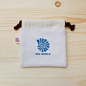 我思我作|SEA WORLD_貝殼 束口袋(小)