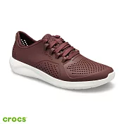 Crocs 卡駱馳 (男鞋) 男士LiteRide徒步繫帶鞋 204967-616M7酒紅色