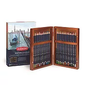 【DERWENT德爾文】水性色鉛24色-木盒