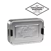 【Gentlemen’s Hardware】掀蓋式多功能點心盒/收納盒-銀色