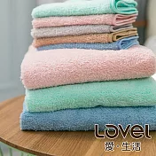 Lovel 3M頂極輕柔棉超細纖維二件組(毛巾+方巾)茱萸粉二件組