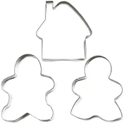 《EXCELSA》餅乾模3件(薑餅人)