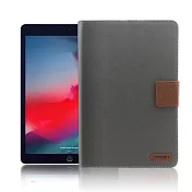 Xmart for 2019 Apple iPad Air 10.5吋 微笑休閒風皮套灰