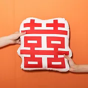 FunPrint 囍字 抱枕 *求婚/紀念日/婚禮推薦*