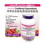 Webber Naturals 高單位蔓越莓濃縮精華膠囊 250粒