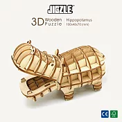 JIGZLE 3D-木拼圖-河馬