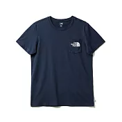【The North Face】男 FLASHDRY短袖T恤M藍
