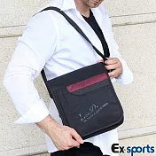 Ex-Sports亞克仕 休閒公事包 立體多層收納-LEAD藍色