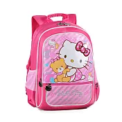 【Hello Kitty】立體護脊書包 3色可選玫紅色
