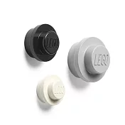 丹麥LEGO 放大版樂高掛勾 (黑白色)