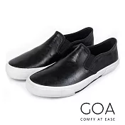 GOA 男款輕量化懶人平底雨鞋EU40黑色