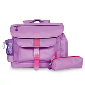 美國【Bixbee】經典系列-[薰衣草紫超值組]中童輕量舒壓背/書包+撞色筆袋