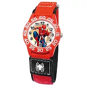 【Marvel漫威】復仇者聯盟休閒織帶兒童手錶蜘蛛人_紅