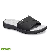 Crocs 卡駱馳 (女鞋) Reviva 女士涼拖鞋 205474-060 W5黑色