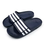 Adidas DURAMO SLIDE 男/女 拖鞋UK4深藍