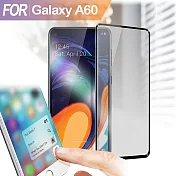 Xmart for 三星 Samsung Galaxy A60 防指紋霧面滿版玻璃保護貼黑