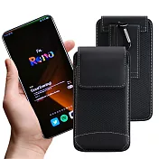 CITY 品味爵士 6.4-6.9吋 手機用腰掛腰包皮套-送扣環 通用手機腰掛腰包 皮帶掛腰包