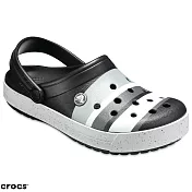 Crocs卡駱馳 (中性鞋) 灰白黑階克駱格 205109-02GM7W9黑色系