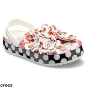 Crocs卡駱馳 (女鞋) 永恆系列卡駱班玫瑰克駱格 205372-97D M4W6白色系