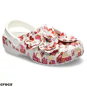 Crocs卡駱馳 (中性鞋) 永恆系列經典玫瑰克駱格 205380-97E M4W6白色系
