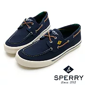 SPERRY 時尚學院經典帆布帆船鞋(男)US8.5海軍藍